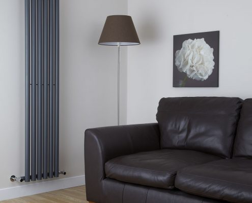 Milano Java - Anthracite Vertical Round Tube Designer Radiator